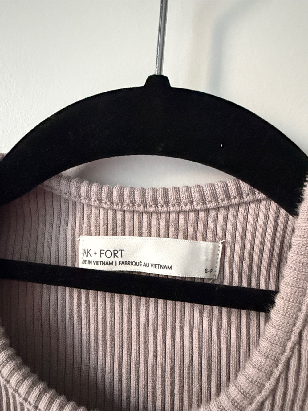 Oak + Fort Grey Ribbed Racerback Tank Top - Picture 2 of 3